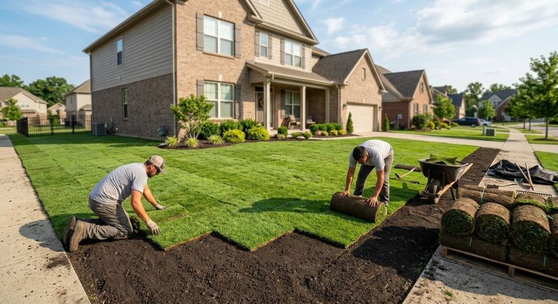 Fescue Sod Installation in Rockwall, TX