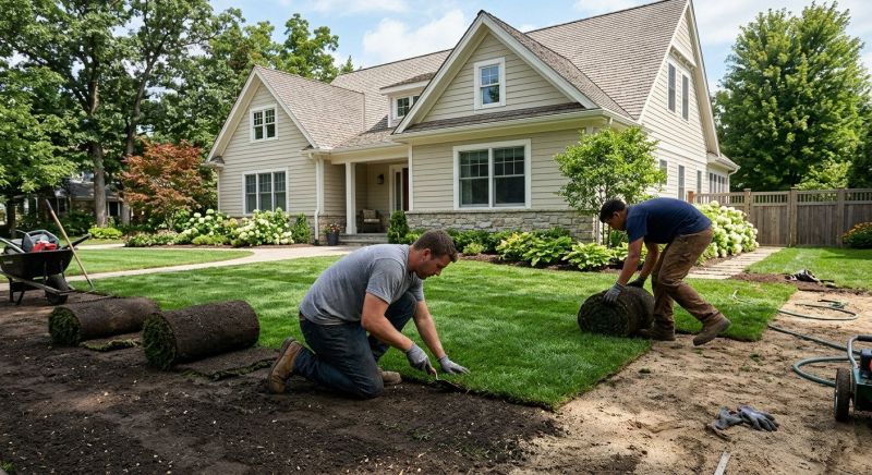 Fescue Sod Installation in Aiken, SC